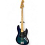 Used Fender Player Plus Jazz Bass Plus Top Blue Burst Electric Bass Guitar Blue Burst