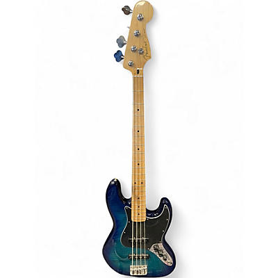 Used Fender Player Plus Jazz Bass Plus Top Blue Burst Electric Bass Guitar