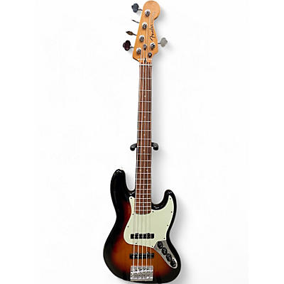 Used Fender Player Plus Jazz Bass V 3 Color Sunburst Electric Bass Guitar