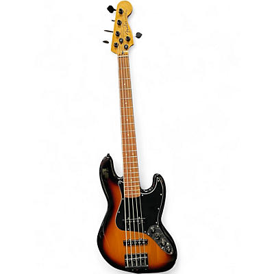 Used Fender Player Plus Jazz Bass V 3 Tone Sunburst Electric Bass Guitar