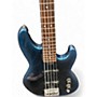 Used Fender Player Plus Jazz Bass V Blue Electric Bass Guitar Blue