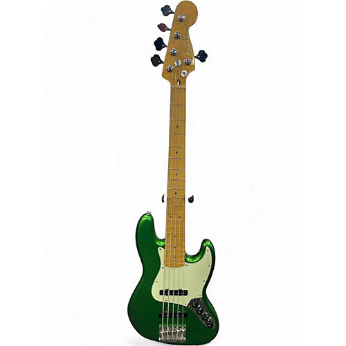 Used Fender Player Plus Jazz Bass V COSMIC JADE Electric Bass Guitar COSMIC JADE