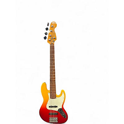 Used Fender Player Plus Jazz Bass V Sunburst Electric Bass Guitar