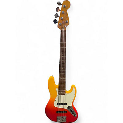 Used Fender Player Plus Jazz Bass V Tequila Sunrise Electric Bass Guitar