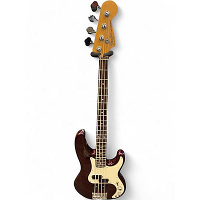 Used Fender Player Plus Precision Bass Candy Apple Red Electric Bass Guitar