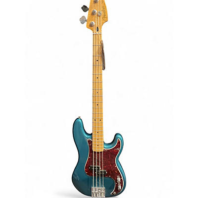 Used Fender Player Plus Precision Bass Ocean Turquoise Electric Bass Guitar