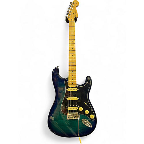 Used Fender Player Plus Stratocaster Blue Burst Solid Body Electric Guitar Blue Burst