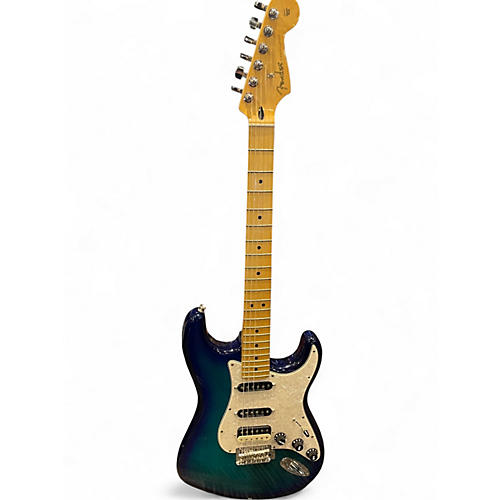Used Fender Player Plus Stratocaster Blue Burst Solid Body Electric Guitar Blue Burst
