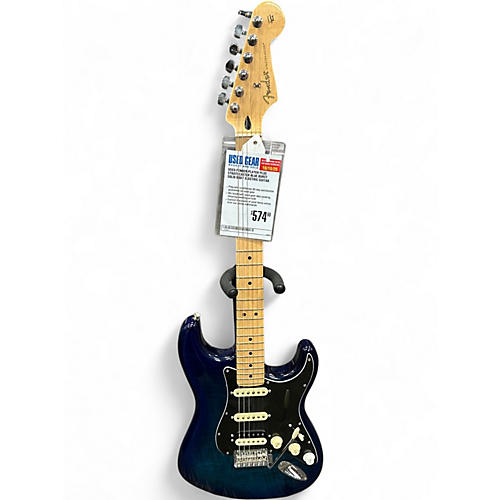 Used Fender Player Plus Stratocaster Blue Burst Solid Body Electric Guitar Blue Burst