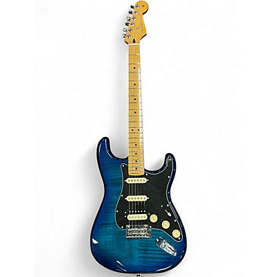 Used Fender Player Plus Stratocaster Blue Burst Solid Body Electric Guitar