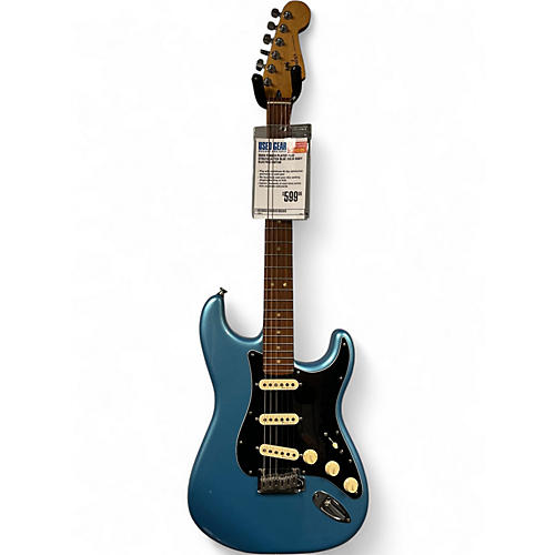 Used Fender Player Plus Stratocaster Blue Solid Body Electric Guitar Blue