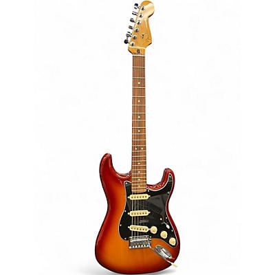 Used Fender Player Plus Stratocaster Cherry Sunburst Solid Body Electric Guitar