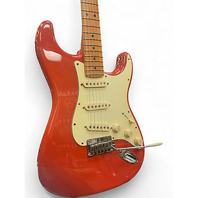 Used Fender Player Plus Stratocaster Fiesta Red Solid Body Electric Guitar