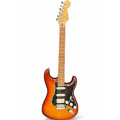 Fender Used Fender Player Plus Stratocaster HSS 2 Tone Sunburst Solid Body Electric Guitar