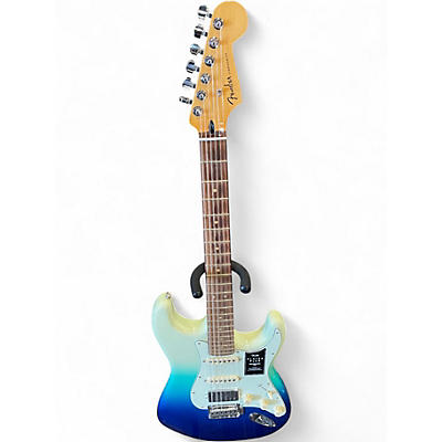 Used Fender Player Plus Stratocaster HSS Belair Blue Solid Body Electric Guitar