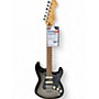 Used Fender Player Plus Stratocaster HSS Black and Silver Solid Body Electric Guitar Black and Silver