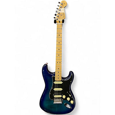 Used Fender Player Plus Stratocaster HSS Blue Burst Solid Body Electric Guitar