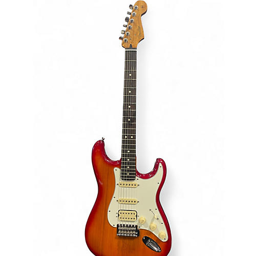 Used Fender Player Plus Stratocaster HSS Cherry Sunburst Solid Body Electric Guitar Cherry Sunburst