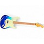 Used Fender Player Plus Stratocaster HSS Ocean Blue Burst Solid Body Electric Guitar Ocean Blue Burst
