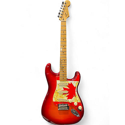 Used Fender Player Plus Stratocaster Heritage Cherry Solid Body Electric Guitar Heritage Cherry