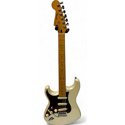 Used Fender Player Plus Stratocaster Olympic Pearl Solid Body Electric Guitar