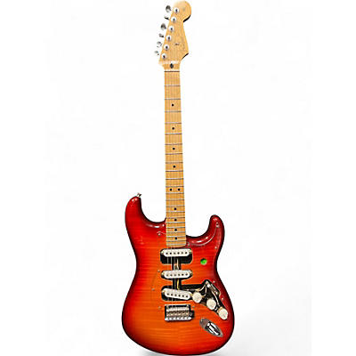 Used Fender Player Plus Stratocaster Plus Top Cherry Sunburst Solid Body Electric Guitar