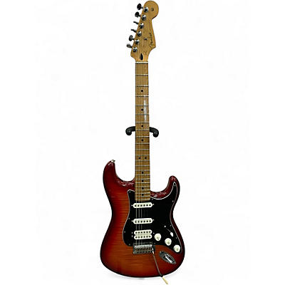Used Fender Player Plus Stratocaster Plus Top HSS Aged Cherry Burst Solid Body Electric Guitar