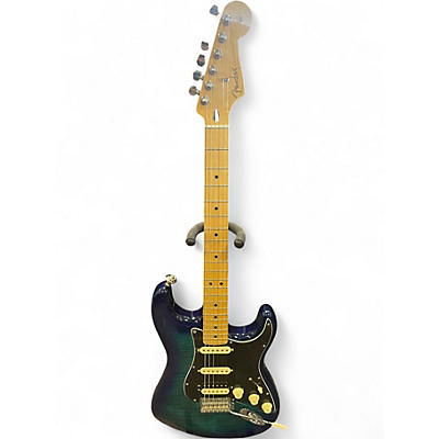 Used Fender Player Plus Stratocaster Plus Top HSS BLUE BURST Solid Body Electric Guitar