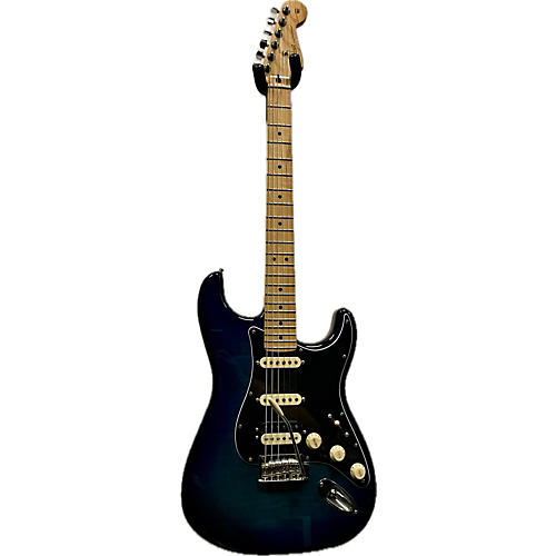 Fender Used Fender Player Plus Stratocaster Plus Top HSS Blue Burst Solid Body Electric Guitar Blue Burst