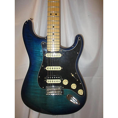 Fender Used Fender Player Plus Stratocaster Plus Top HSS Blue Burst Solid Body Electric Guitar