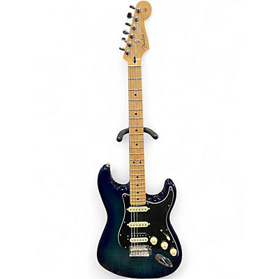 Used Fender Player Plus Stratocaster Plus Top HSS Blue Burst Solid Body Electric Guitar