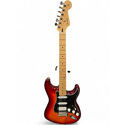 Used Fender Player Plus Stratocaster Plus Top HSS Cherry Sunburst Solid Body Electric Guitar