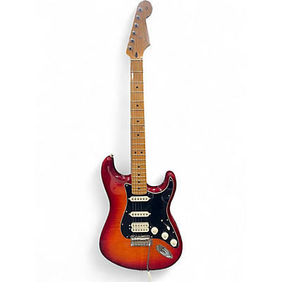 Used Fender Player Plus Stratocaster Plus Top HSS Cherry Sunburst Solid Body Electric Guitar