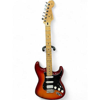 Used Fender Player Plus Stratocaster Plus Top HSS Crimson Red Burst Solid Body Electric Guitar