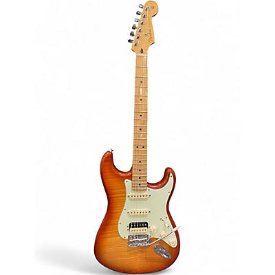 Used Fender Player Plus Stratocaster Plus Top HSS Sienna Sunburst Solid Body Electric Guitar