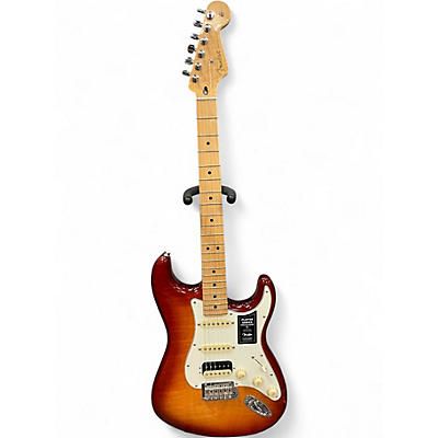 Used Fender Player Plus Stratocaster Plus Top HSS Sienna Sunburst Solid Body Electric Guitar