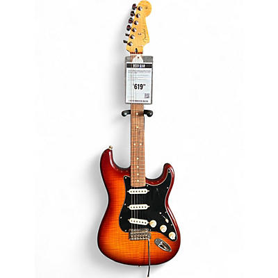 Used Fender Player Plus Stratocaster Plus Top Tobacco Sunburst Solid Body Electric Guitar