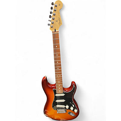Used Fender Player Plus Stratocaster Plus Top Tobacco Sunburst Solid Body Electric Guitar
