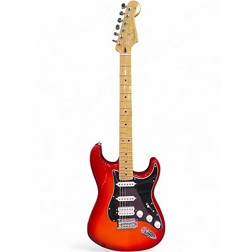 Used Fender Player Plus Stratocaster RED Solid Body Electric Guitar RED