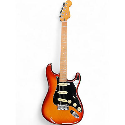Used Fender Player Plus Stratocaster Sienna Sunburst Solid Body Electric Guitar