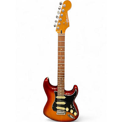 Used Fender Player Plus Stratocaster Sienna Sunburst Solid Body Electric Guitar
