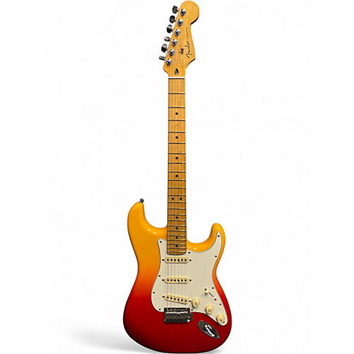 Used Fender Player Plus Stratocaster Tequila Sunrise Solid Body Electric Guitar Tequila Sunrise