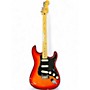 Used Fender Player Plus Stratocaster aged cherryburst Solid Body Electric Guitar aged cherryburst