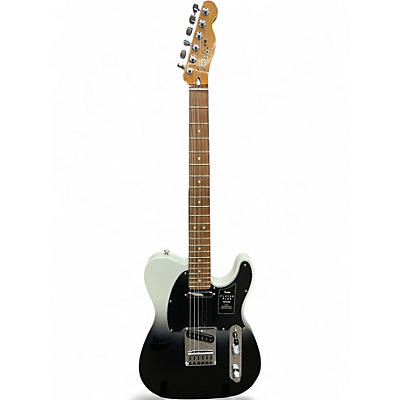 Used Fender Player Plus Telecaster 2 TONE BLACK/WHITE Solid Body Electric Guitar