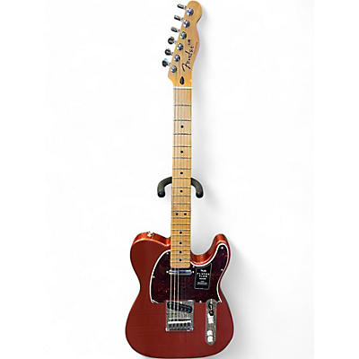 Used Fender Player Plus Telecaster Aged Candy Apple Red Solid Body Electric Guitar