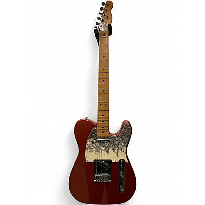 Used Fender Player Plus Telecaster Aged Candy Apple Red Solid Body Electric Guitar