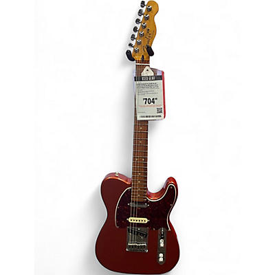 Used Fender Player Plus Telecaster Burgundy Mist Solid Body Electric Guitar