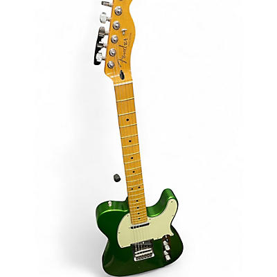 Used Fender Player Plus Telecaster Metallic Green Solid Body Electric Guitar