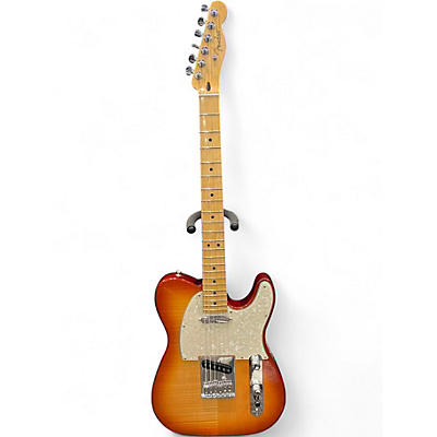 Used Fender Player Plus Telecaster Plus Top Sienna Sunburst Solid Body Electric Guitar