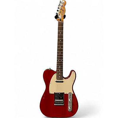 Used Fender Player Plus Telecaster Trans Red Solid Body Electric Guitar